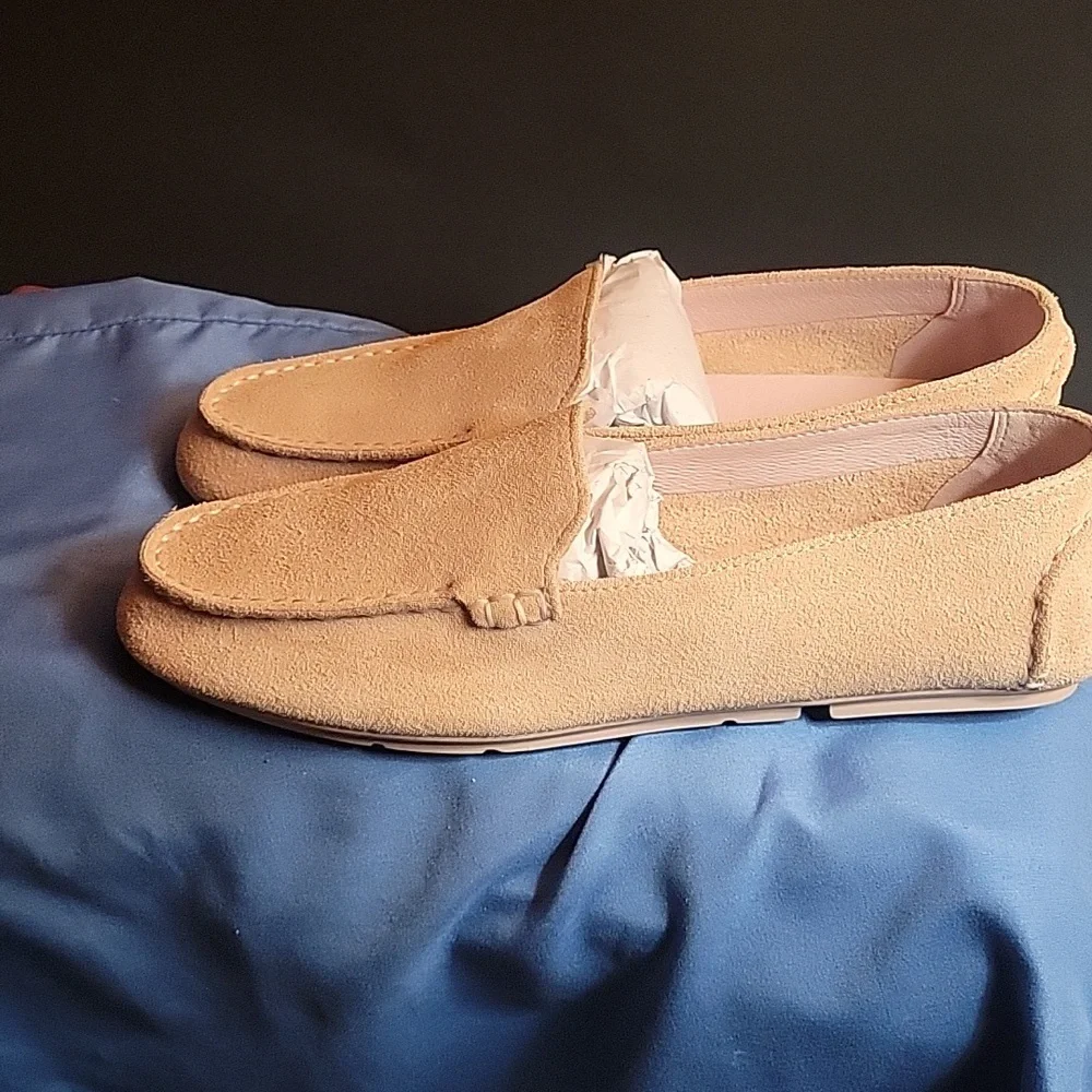 Sperry Pink Suede Loafers - Picture 3 of 7